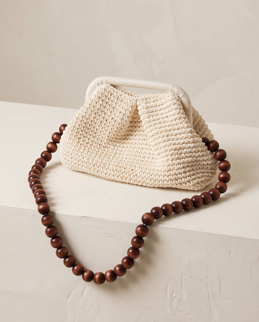 Raffia Clutch